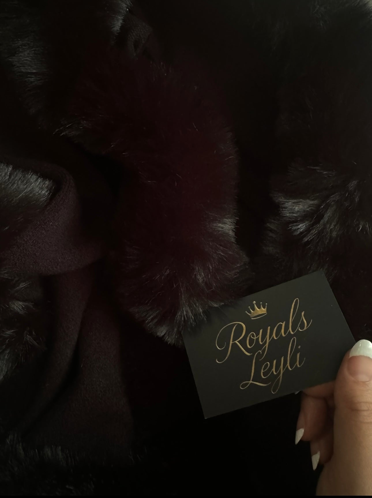 Short elegant coat black