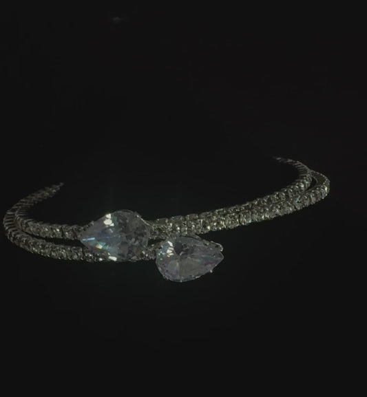 Bracelet teardrop silver